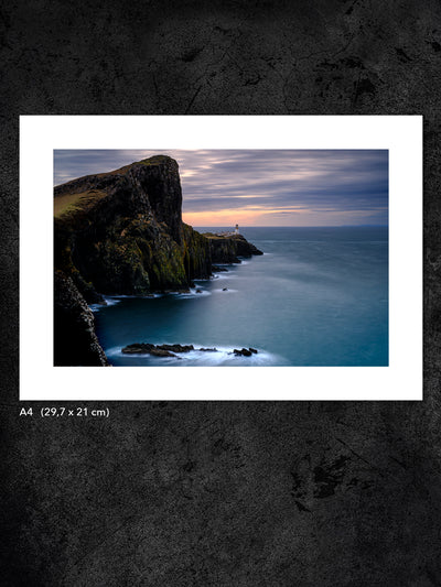 Fotokonst av PWMFoto från Isle of Skye med titeln ”Neistpoint lighthouse II” / Photo Art by PWMFoto from Isle of Skye called ”Neistpoint lighthouse II”