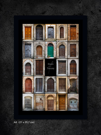Fotokonst från PWMFoto med titeln ”Tuscany doors” / Photo Art by PWMFoto called ”Tuscany doors”