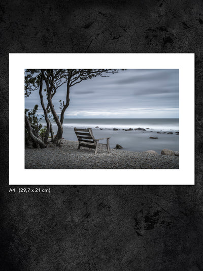 Fotokonst från PWMFoto visar foto från Gotland med titeln ”A place for thoughts” / Photo Art by PWMFoto showing a photo from Gotland called ”A place for thoughts”
