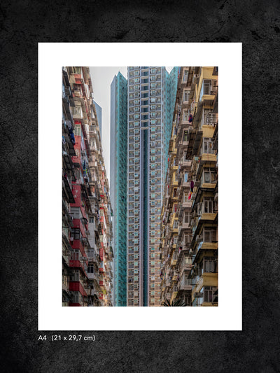 Fotokonst från PWMFoto visar foto från Hong Kong med titeln ”Quarry Bay” / Photo Art by PWMFoto showing a photo from Hong Kong with the title ”Quarry Bay”